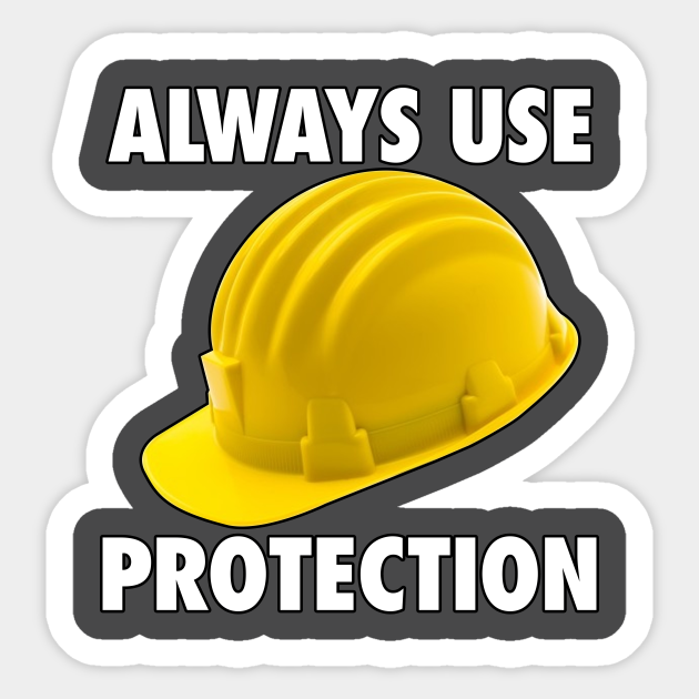JS Artworks Technician Hard Hat Funny Stickers